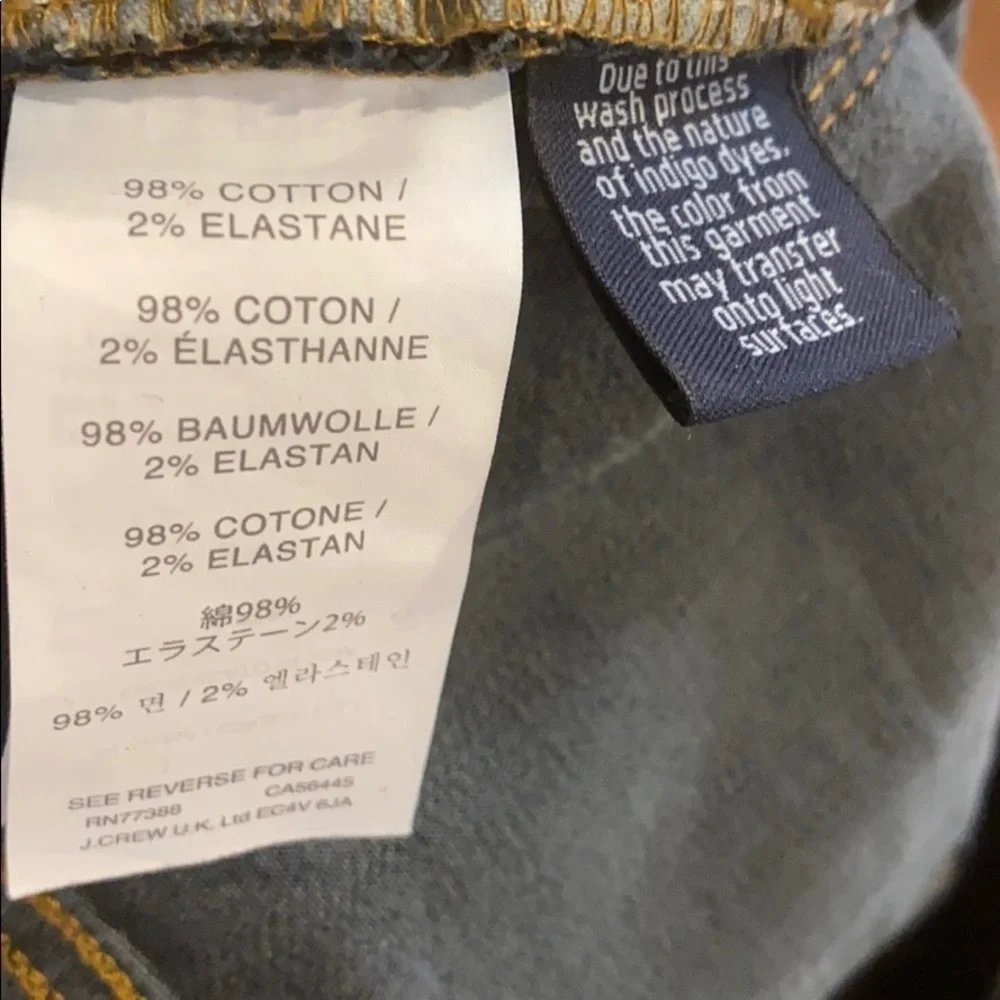 J Crew Skinny Toothpick Ankle 29 EUC